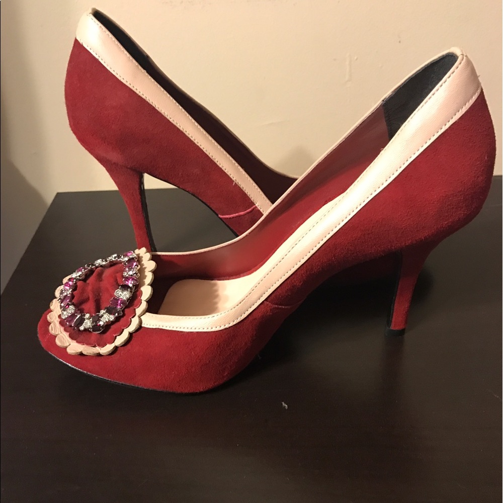Brand new BeBe peep toe pumps