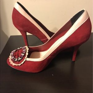 Brand new BeBe peep toe pumps
