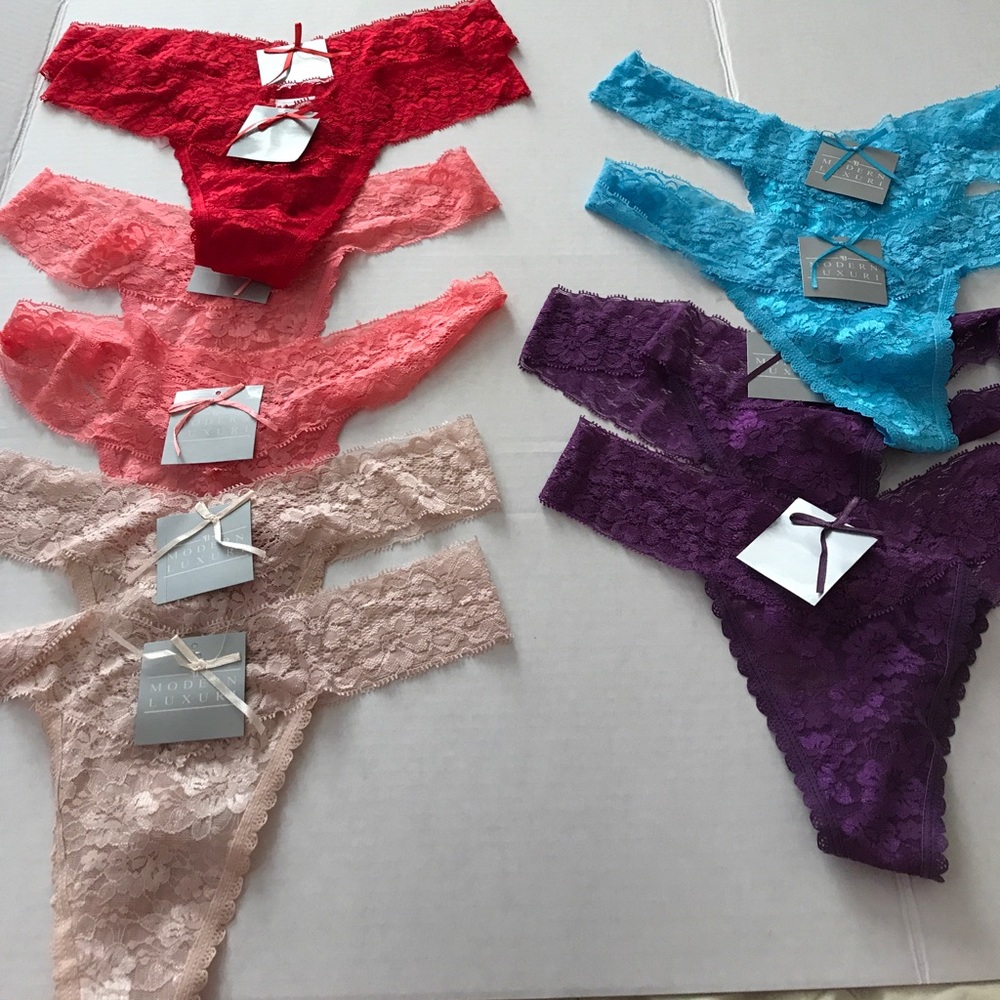 10 pairs of ladies lace thong underwear