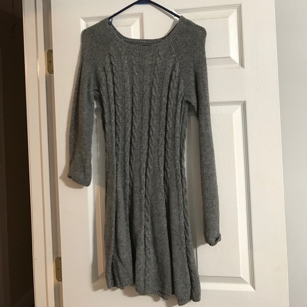 Knit long sleeve dress
