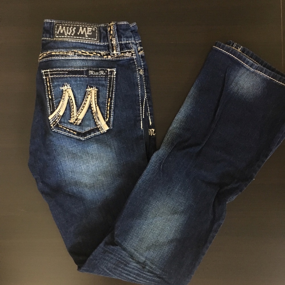 MISS ME boot cut jeans