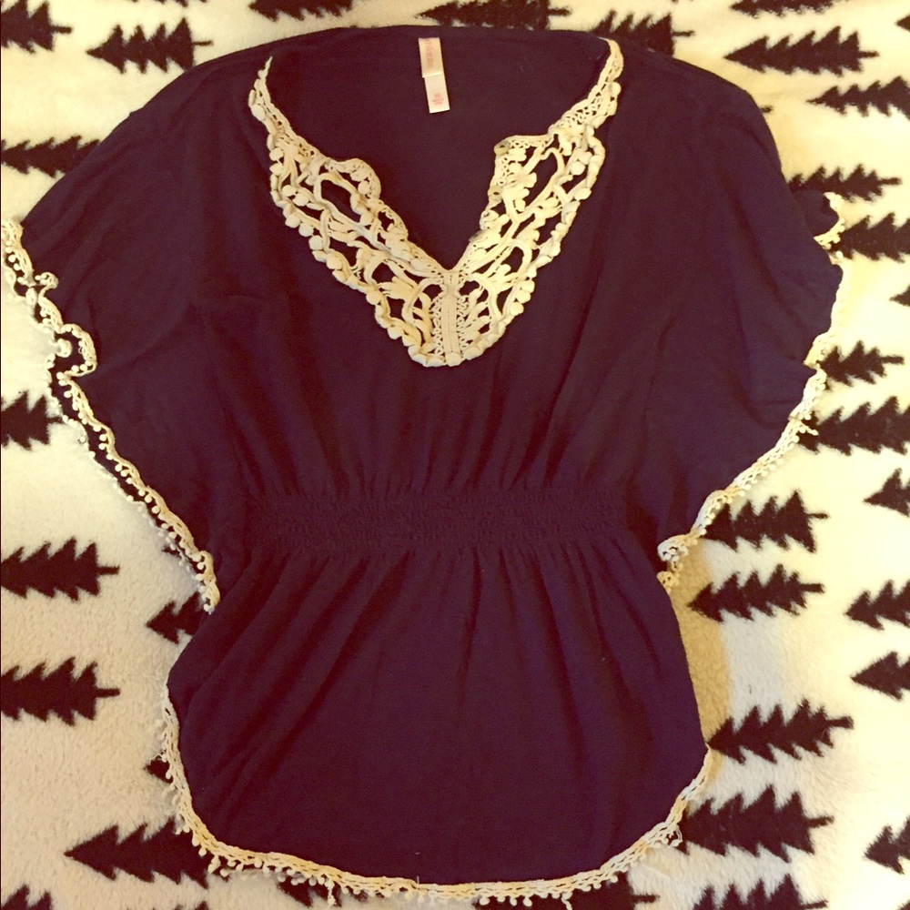 Crotchet boho top