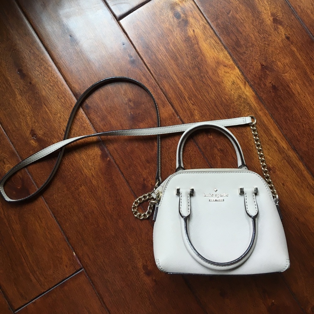 Kate Spade Mini Maise cross body purse in Sand