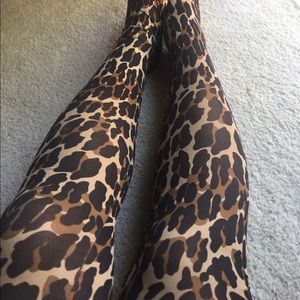 Leopard Opaque tights