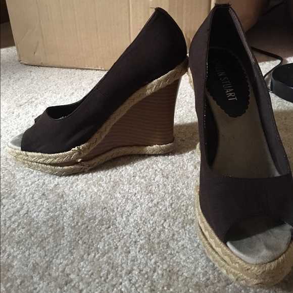 Brown and Tan Wedges - Picture 1 of 5
