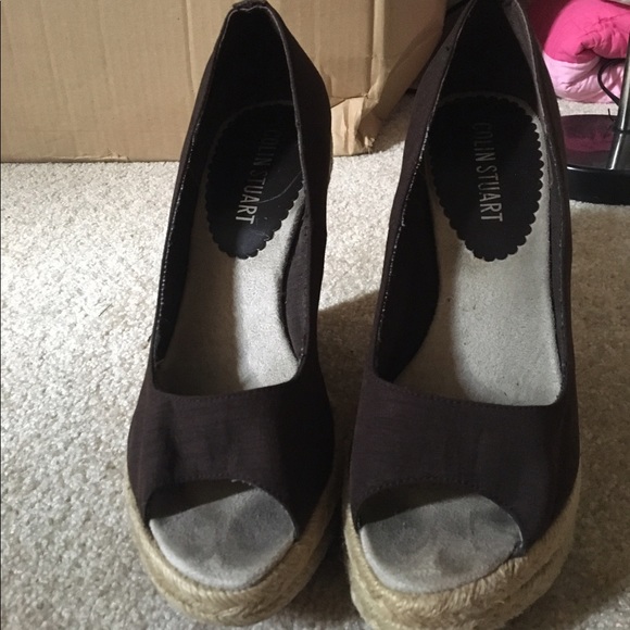 Brown and Tan Wedges - Picture 4 of 5