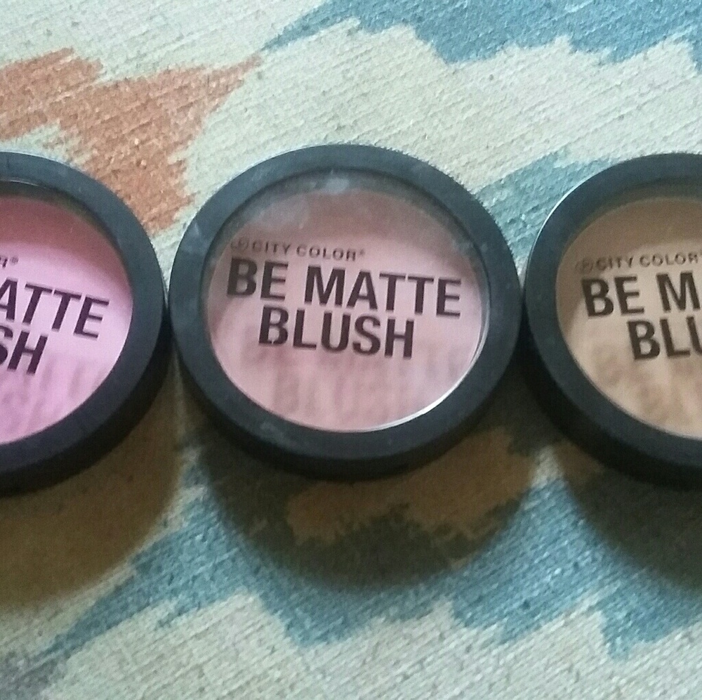 3 City Color Cosmetics Be Matte Blushes