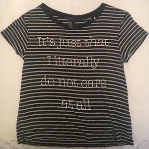 Forever 21 graphic crop top  never worn