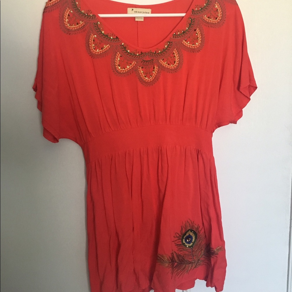 Orange tunic