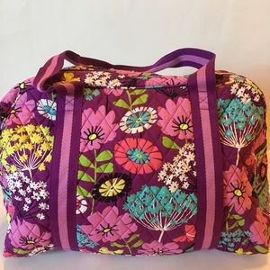 Vera Bradley Flutterby Pattern Duffel Bag