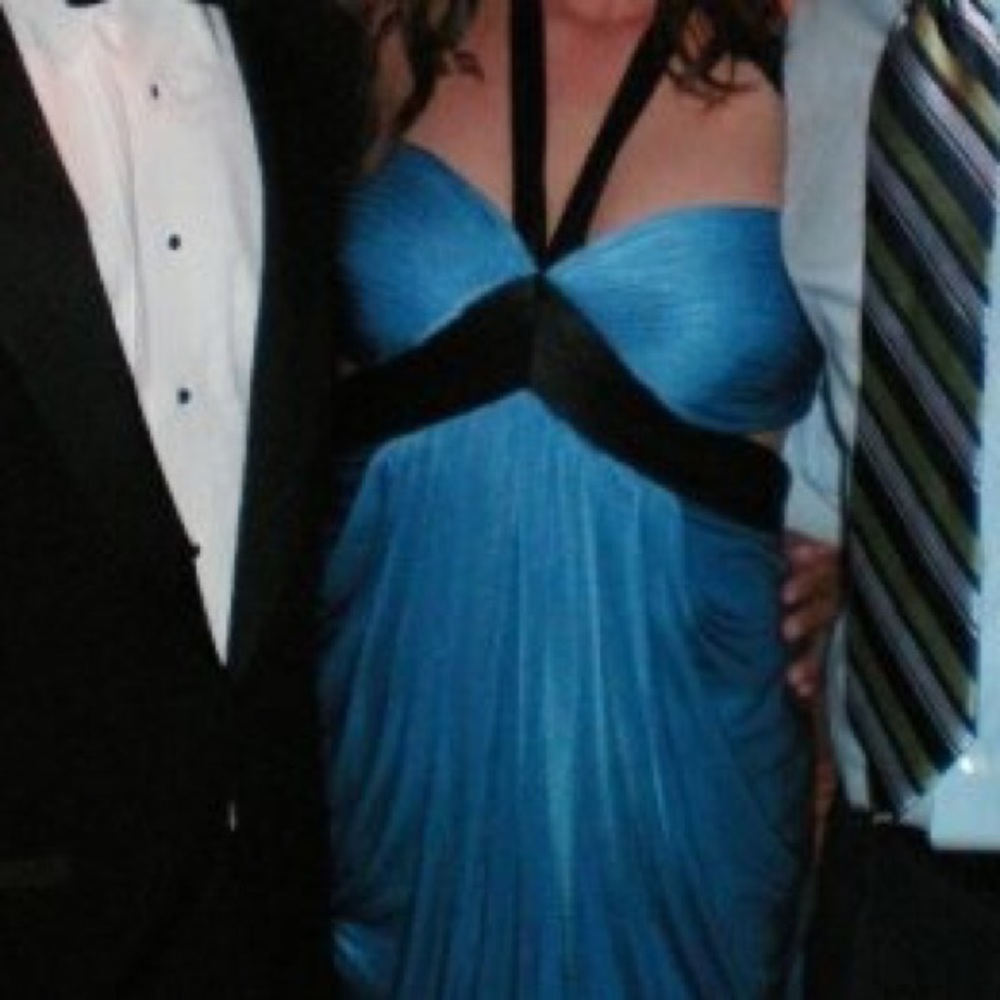 BCBG sz S Cutout Halter Dress