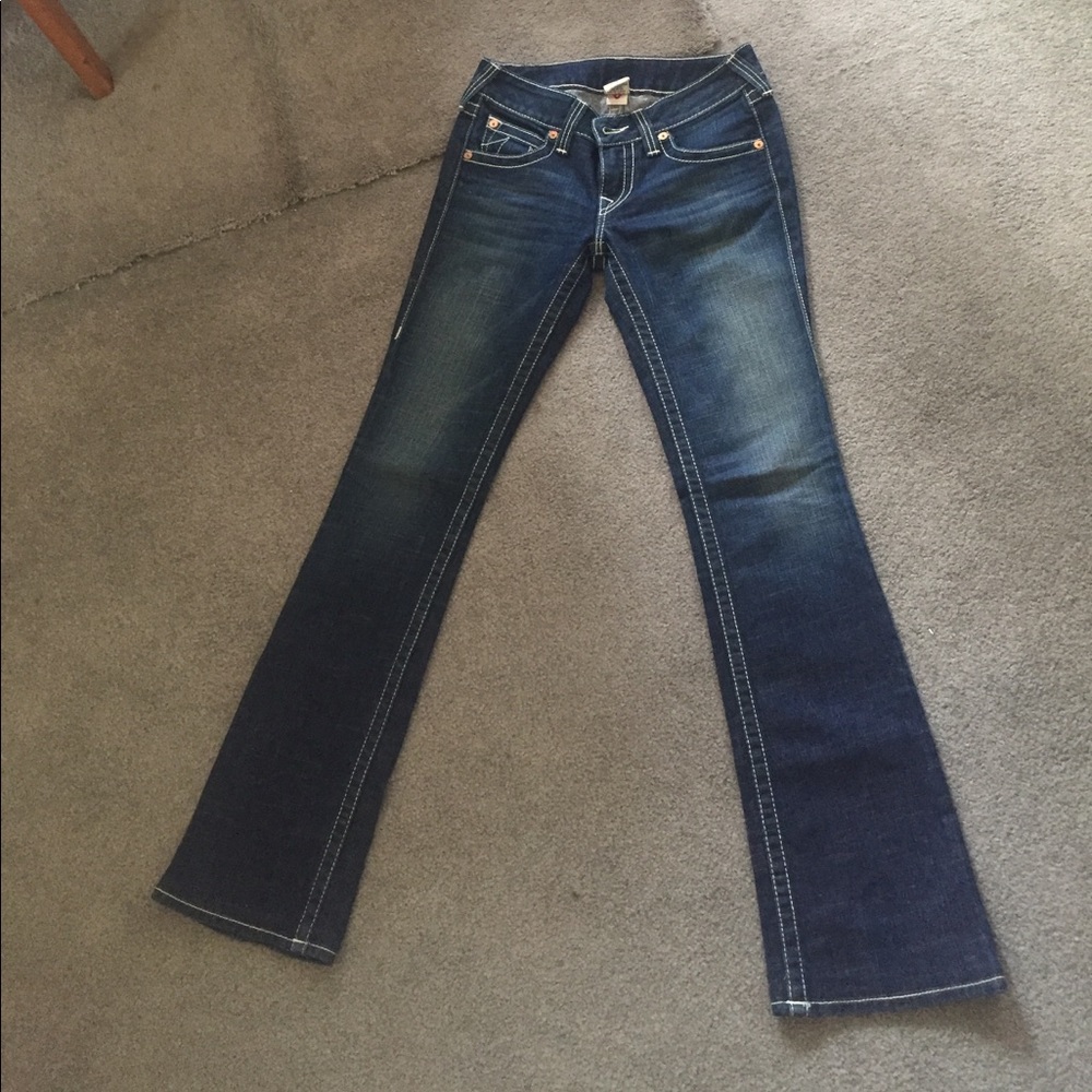 Blue denim True Religion jeans