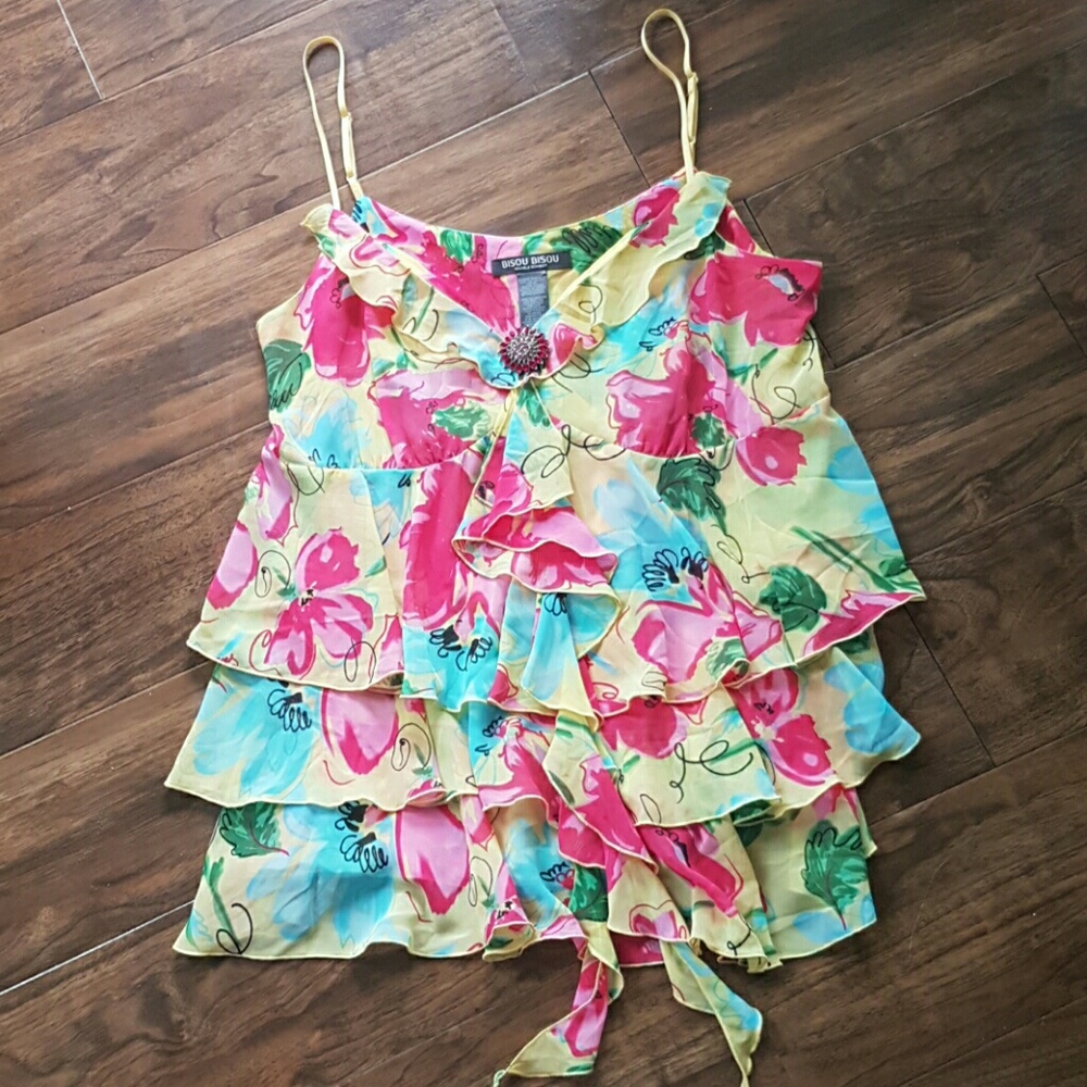 Bisou Bisou Floral Blouse