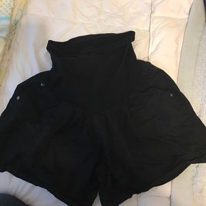 Motherhood Maternity black shorts