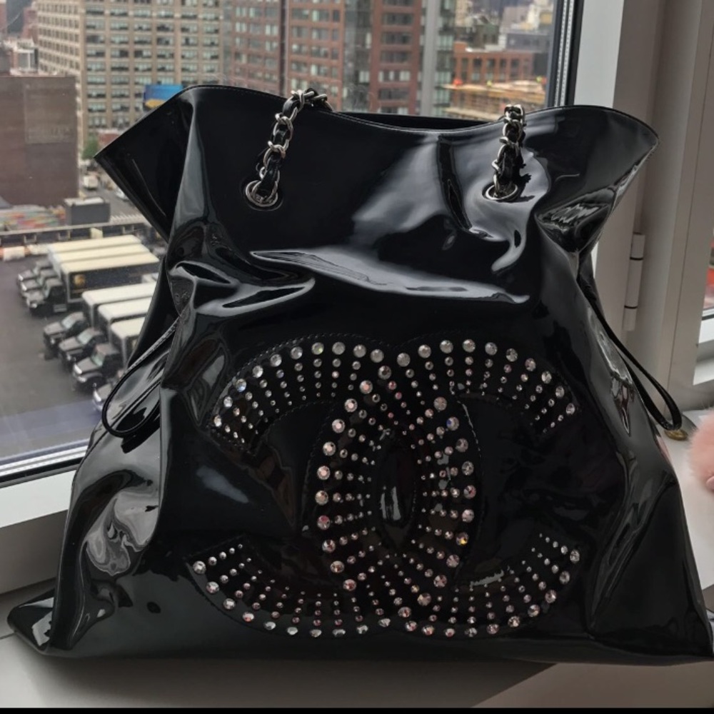 Chanel Classic Black Patent Lambskin *SOLD*