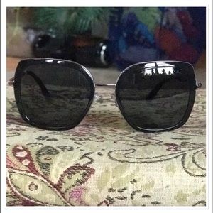 PRADA Sunglasses BLACK and SILVER