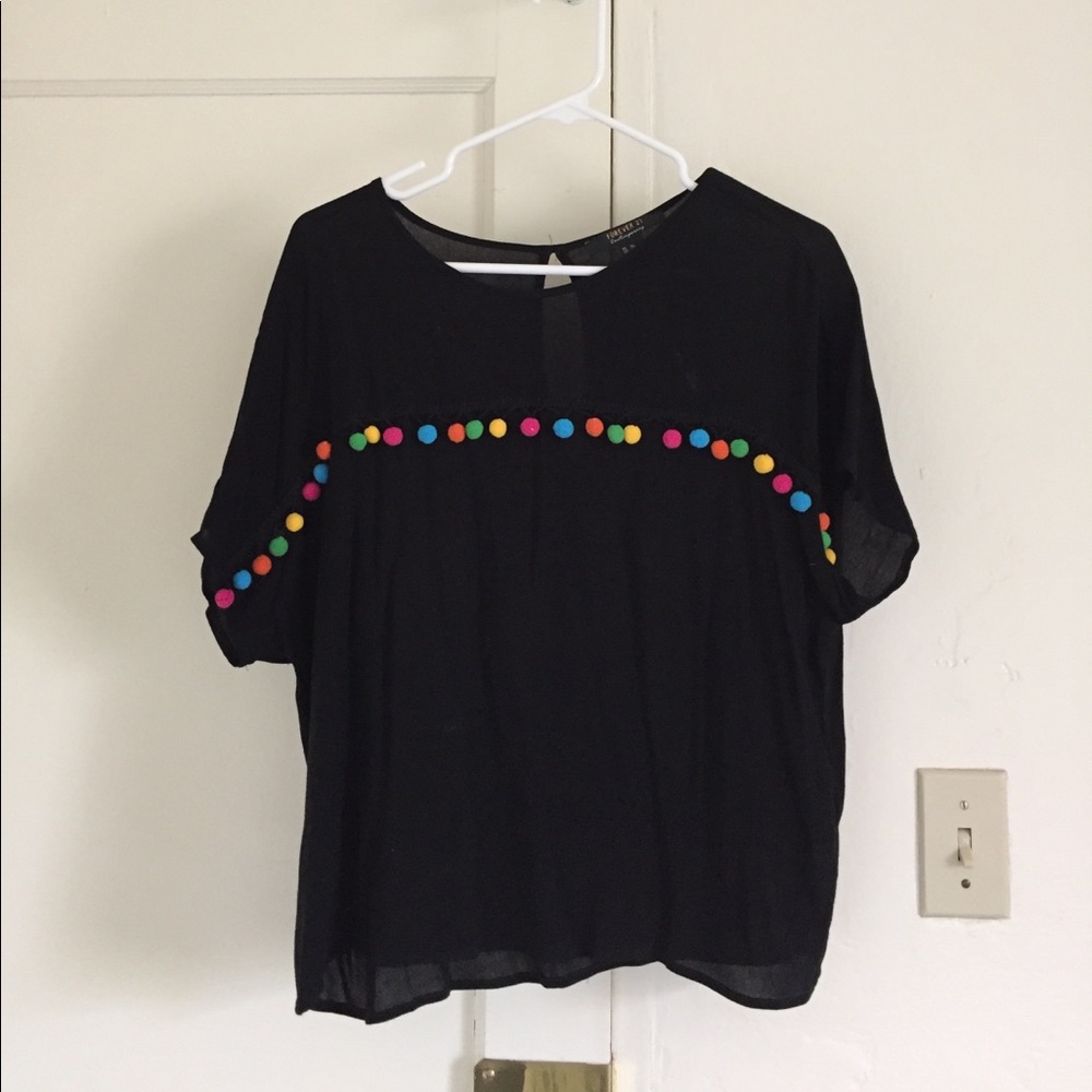 Fiesta pom-pom blouse