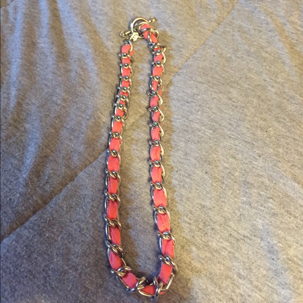 Pink chain juicy couture necklace