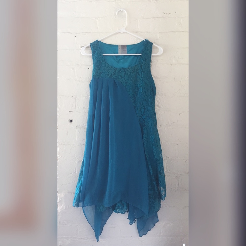 Satin & Lace Cocktail Dress