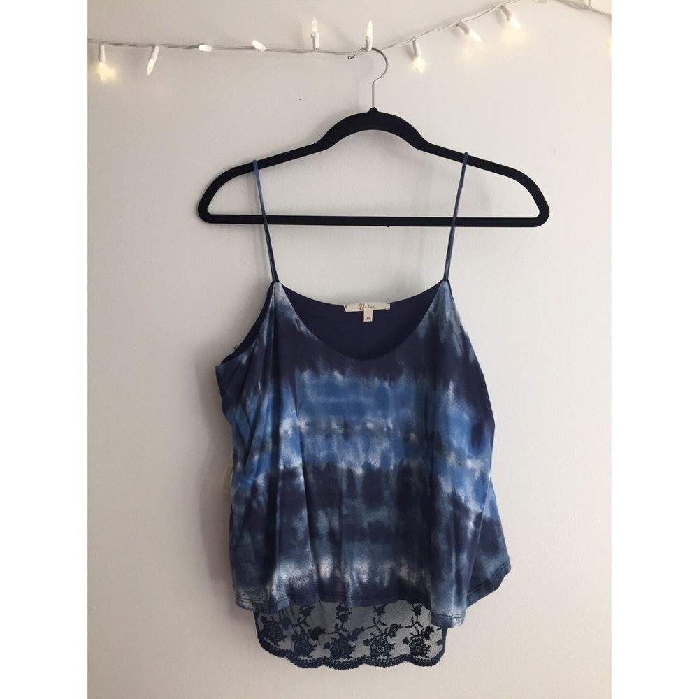 Blue Crop Top