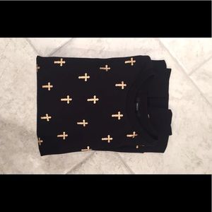 forever 21 cross crewneck