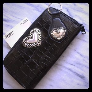 Brighton Black wallet & keychain