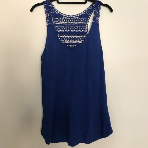 Lucky Brand Royal Blue Tank - Picture 2 of 4