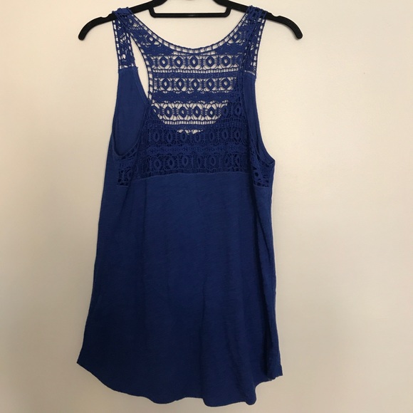 Lucky Brand Royal Blue Tank - Picture 3 of 4