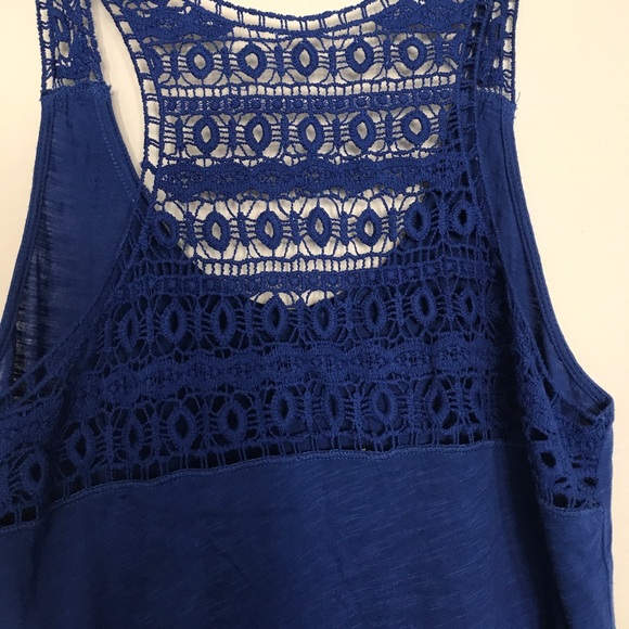 Lucky Brand Royal Blue Tank - Picture 4 of 4
