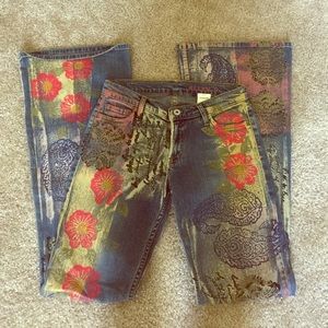 Painted Allen B jeans