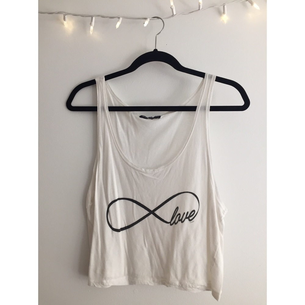 Brandy Melville Infinity "love" tank