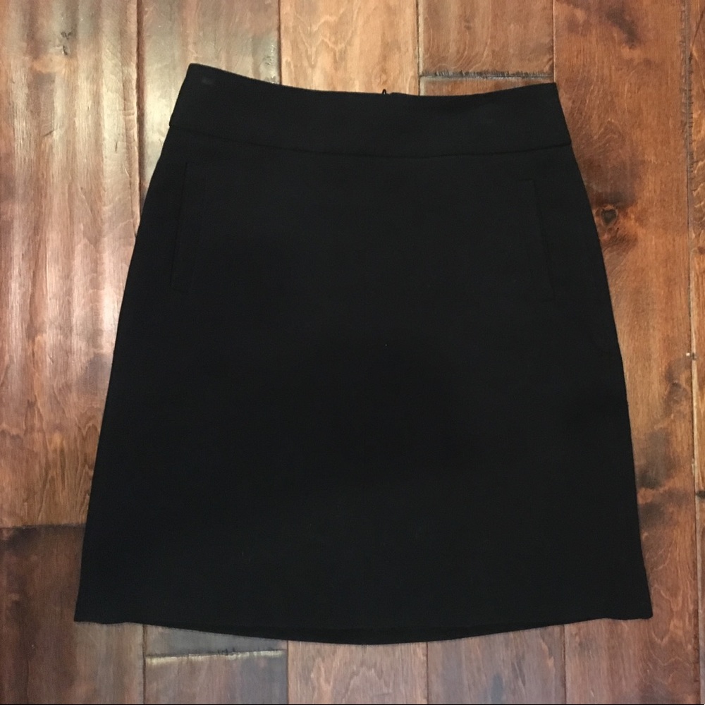 Banana Republic A-line Black Skirt