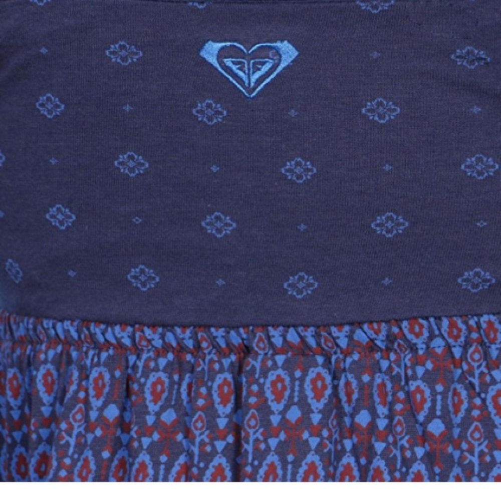 🆕ROXY Juniors Wild West Strapless Maxi Dress - Picture 4 of 6