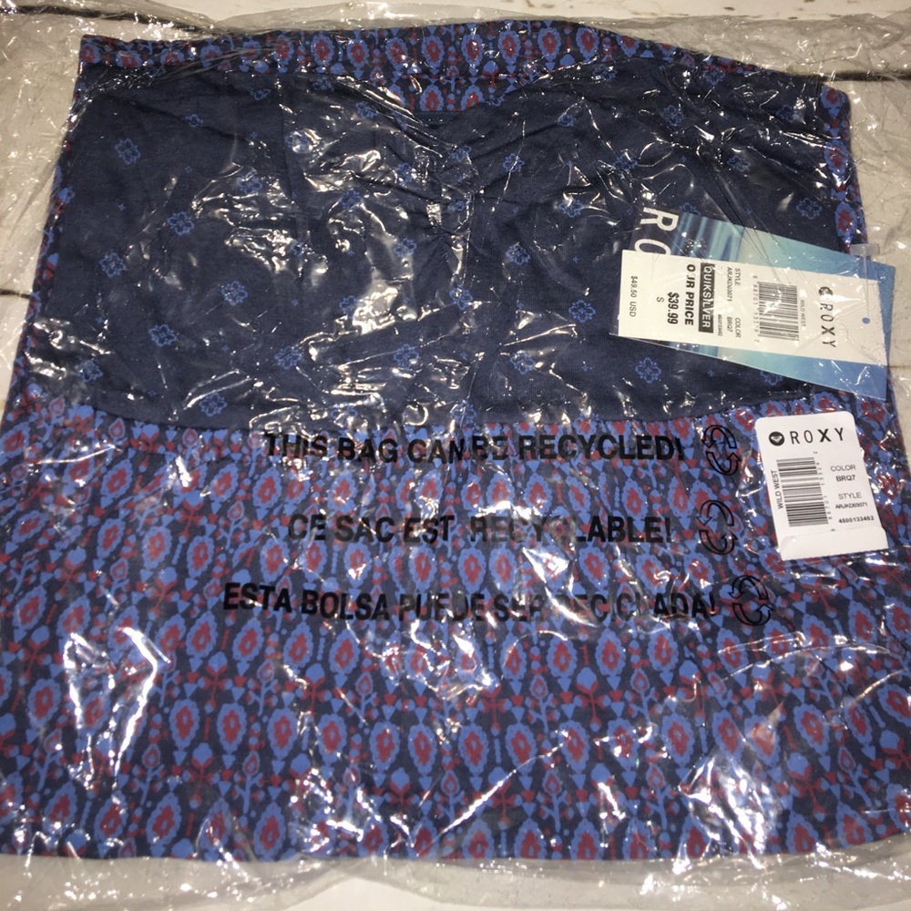 🆕ROXY Juniors Wild West Strapless Maxi Dress - Picture 5 of 6