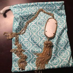 Kendra Scott rayne necklace- white!