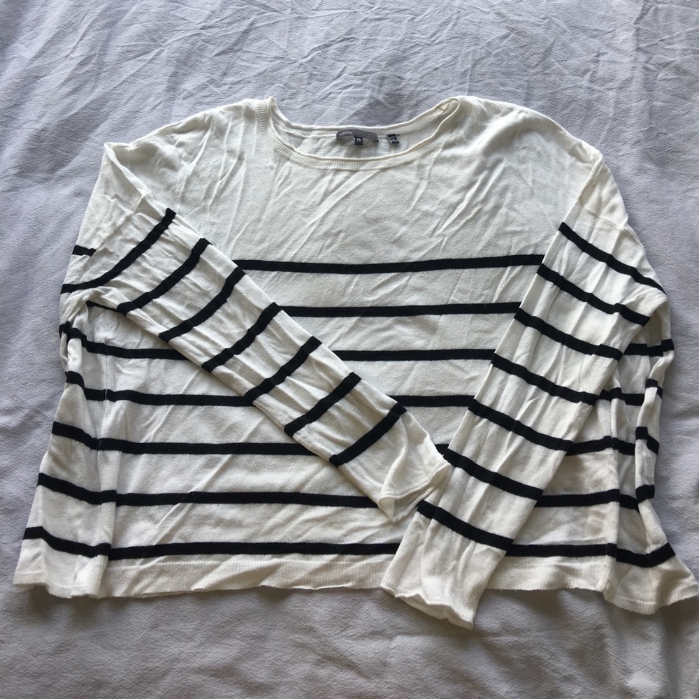 Vince Light Stripe Sweater