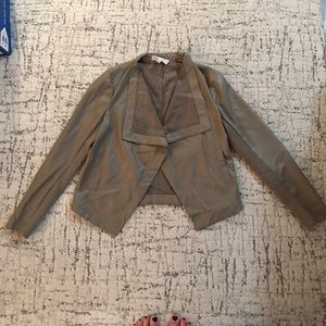 BB Dakota Ariana drape front jacket EUC