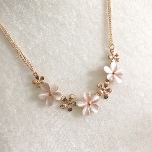 BOGO Gold Flower Floral Chain Necklace
