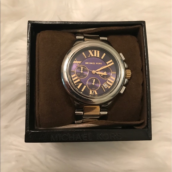 Womens Michael Kors MK5758 Camille TwoTone Watch main image 4
