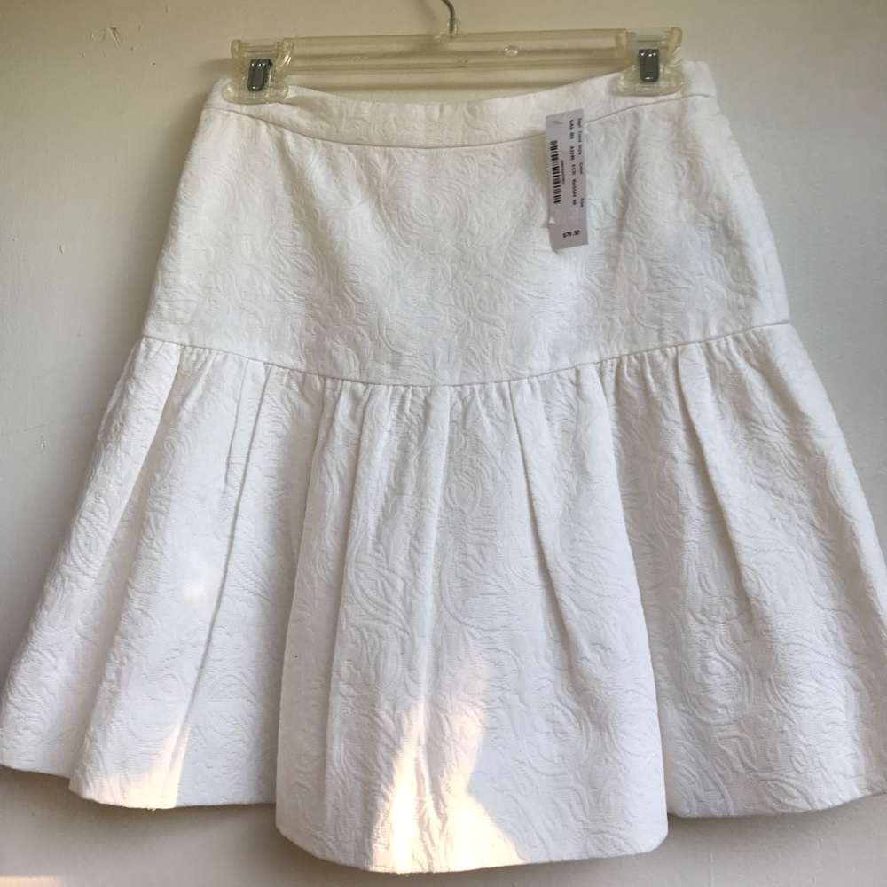J. Crew White Skirt -Sz 00