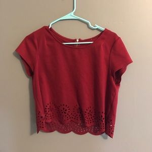 Red Crop Top