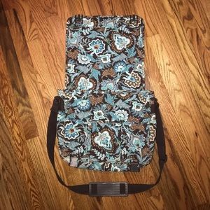 Vera Bradley shoulder bookbag/satchel/laptop bag