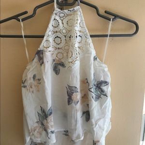 Kendall and Kylie halter top