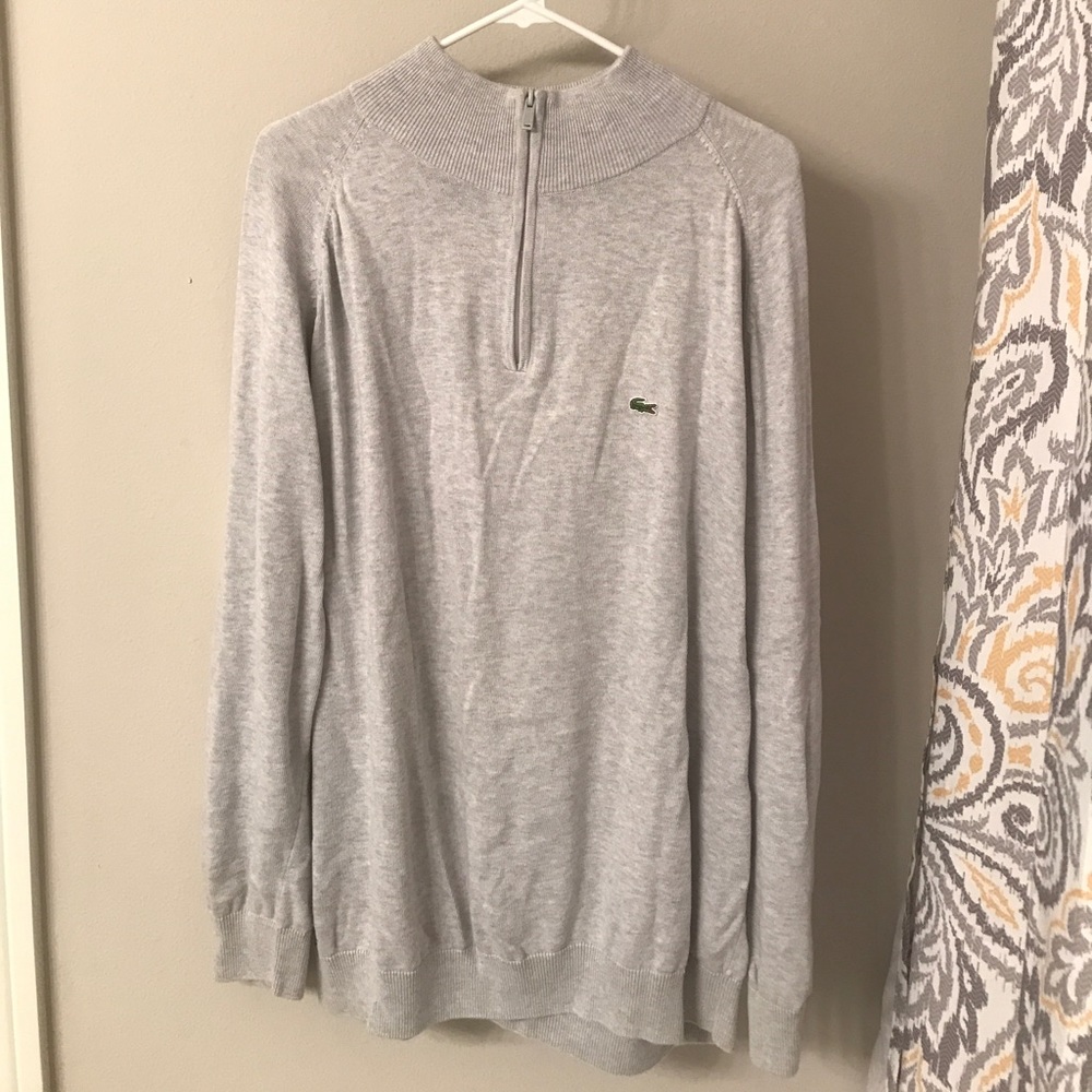 Men's Lacoste Half Zip Sweater