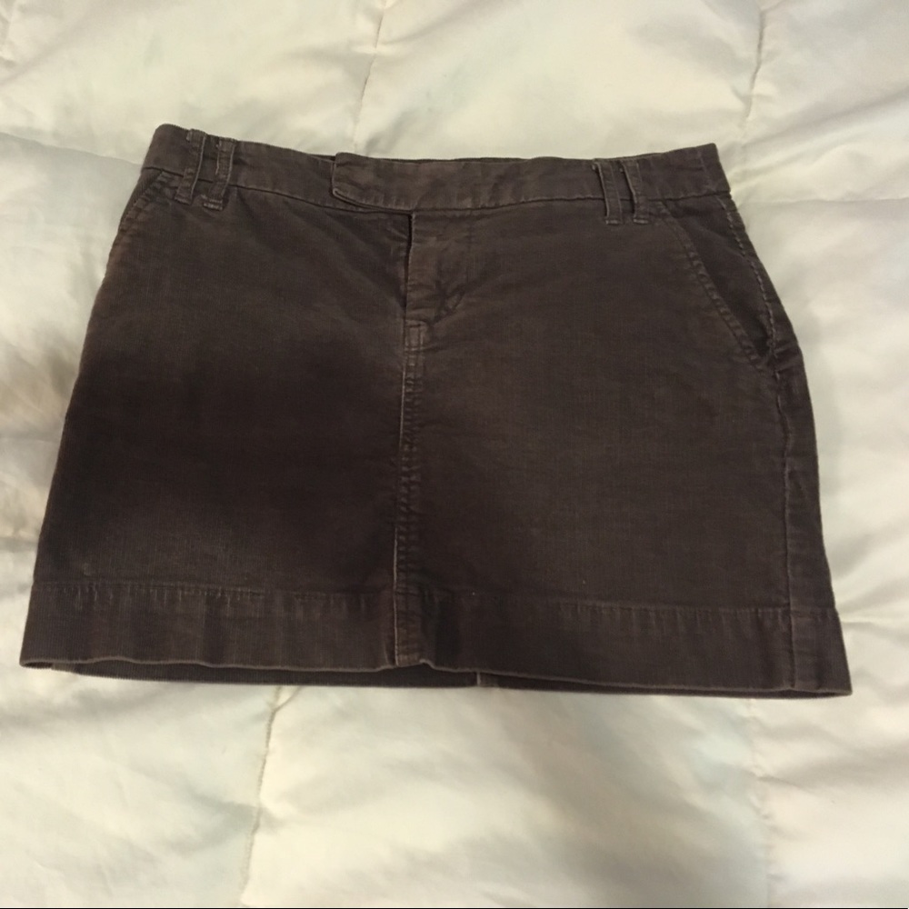 Gap Brown Corduroy Mini Skirt
