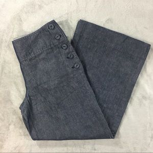 ANTHROPOLOGIE Cartonnier Hana Linen Wide Leg Pants