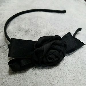 J. Crew Black Cotton Headband