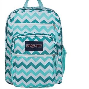 Blue Chevron Jansport Backpack