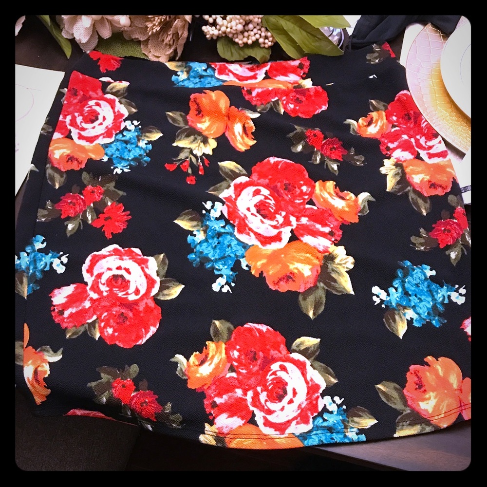 Floral skirt!