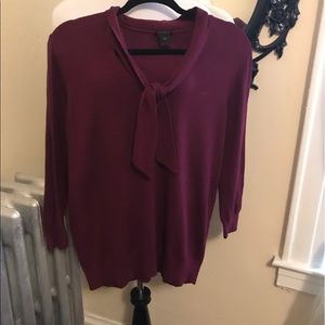 Anna Taylor V-neck Sweater: Size Large